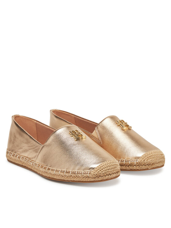 Tommy Hilfiger Tommy Hilfiger Espadryle FW0FW08652 Złoty