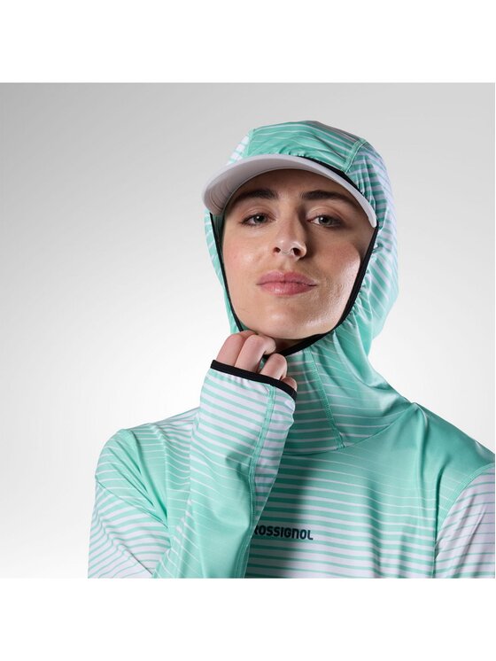 Rossignol Rossignol Bluza techniczna W Westweg Sun Hoodie Zielony jasny Regular Fit
