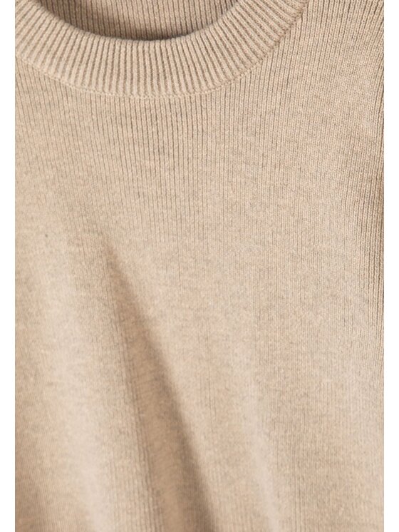 minoti minoti Sukienka dzianinowa 32KNIT106 Beżowy Regular Fit