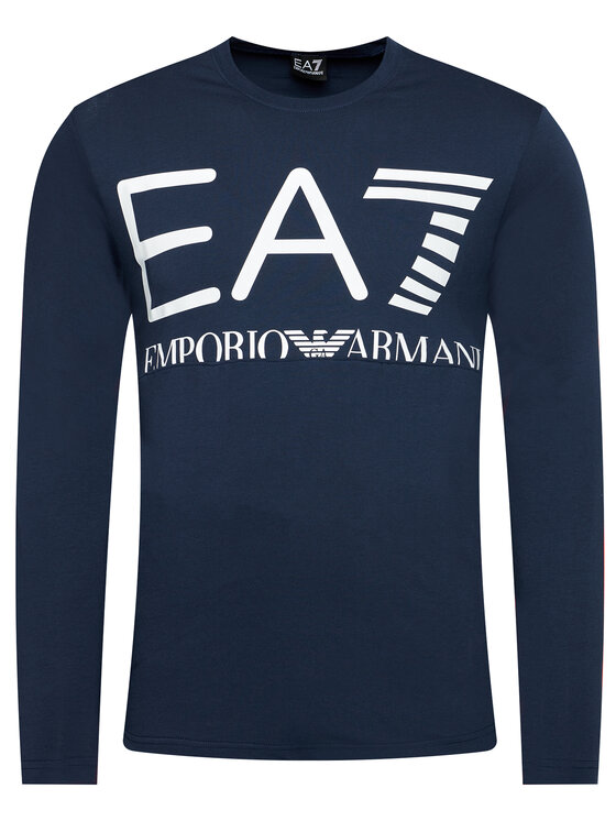 EA7 Emporio Armani EA7 Emporio Armani Longsleeve 6KPT30 PJ6EZ 1554 Granatowy Regular Fit