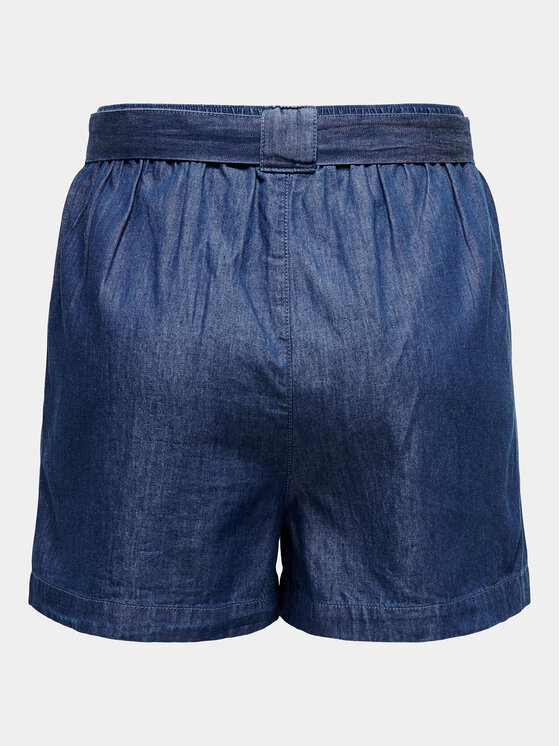 JDY JDY Šortky z materiálu Kai 15321166 Tmavomodrá Regular Fit