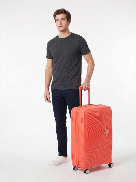 American Tourister American Tourister Walizka średnia 168628 Pomarańczowy