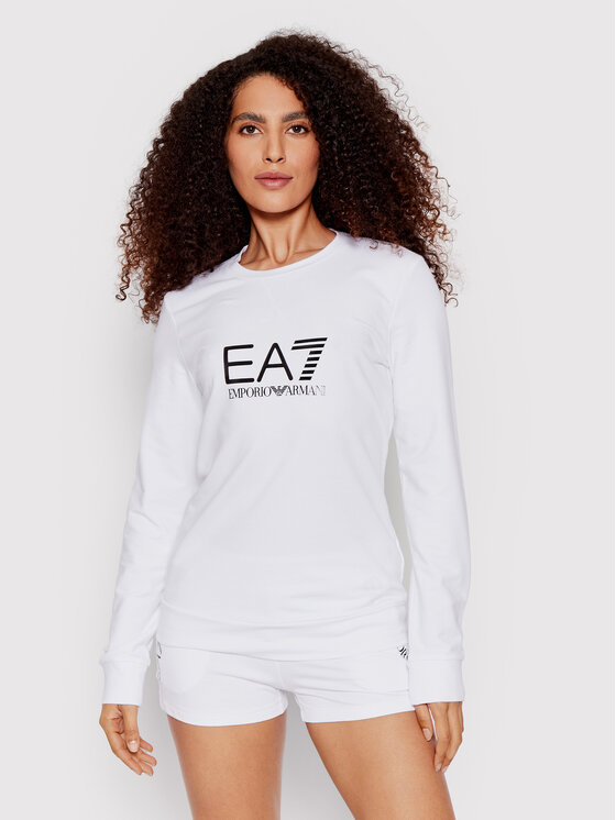 Felpa 8NTM35 TJCQZ 0102 Bianco Regular Fit