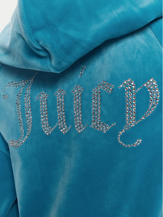 Juicy Couture Juicy Couture Majica dugih rukava Madison JCWA122001 Plava Slim Fit