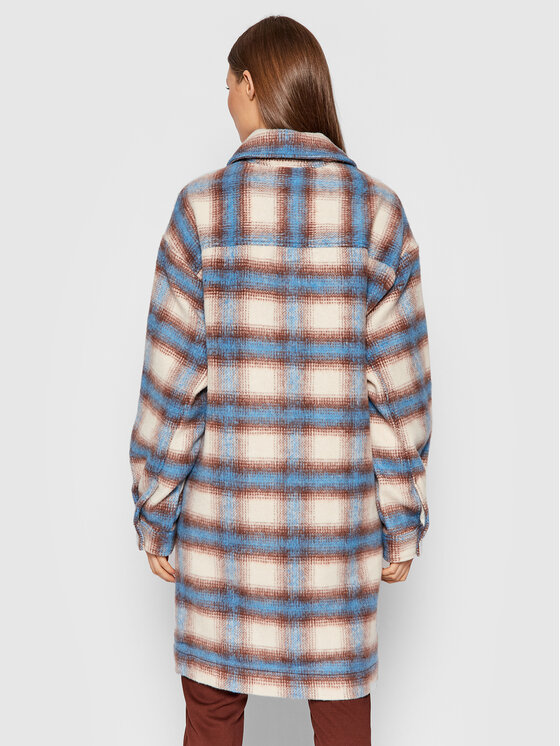 Cappotto di lana Selma A0716-0000 Beige Oversize