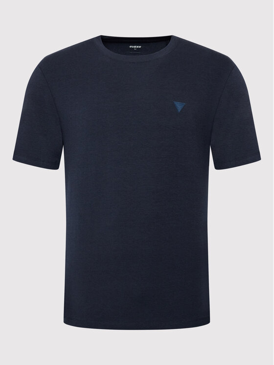 Guess Guess T-krekls Z2YI12 JR06K Tumši zils Regular Fit