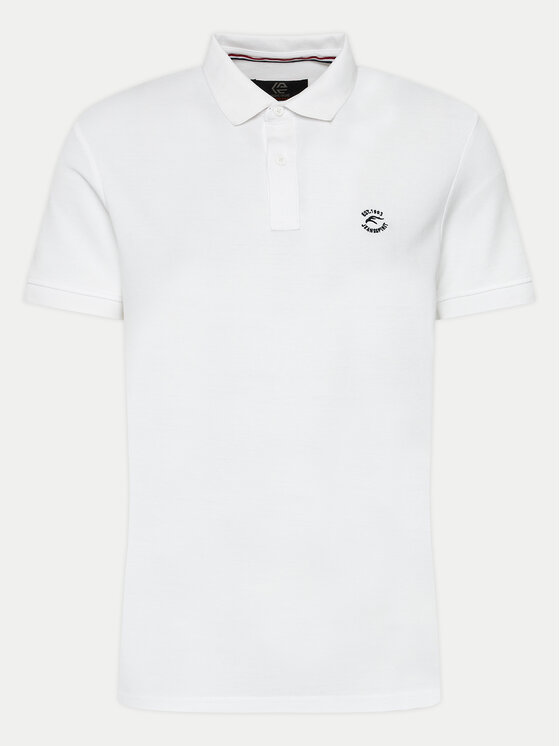 INDICODE INDICODE Poloshirt Wadim 40-913 Weiß Slim Fit