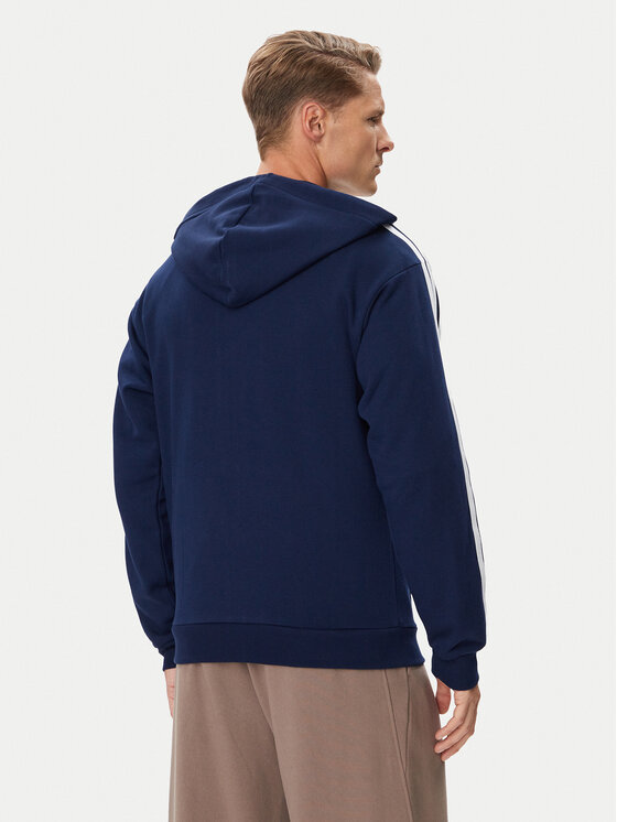 adidas adidas Bluza Essentials 3-Stripes French Terry KY4176 Niebieski Regular Fit