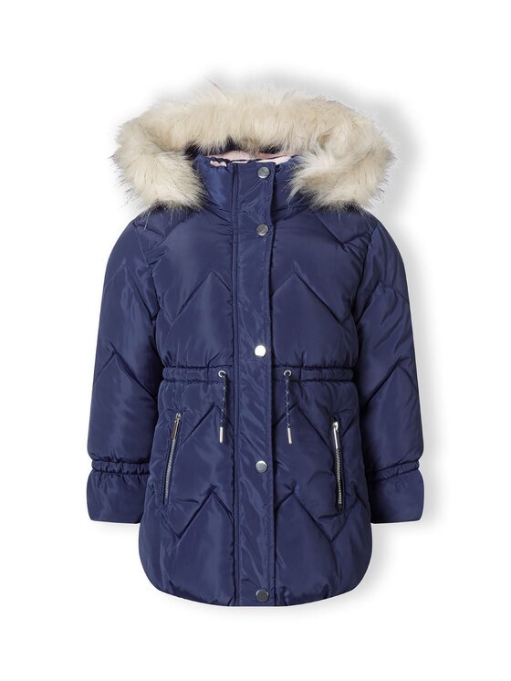 minoti minoti Kurtka zimowa 32COAT172 Granatowy Longline Fit