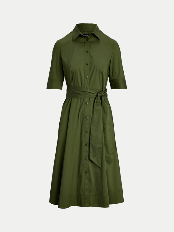 LAUREN RALPH LAUREN LAUREN RALPH LAUREN Sukienka koszulowa 200748950014 Zielony Regular Fit