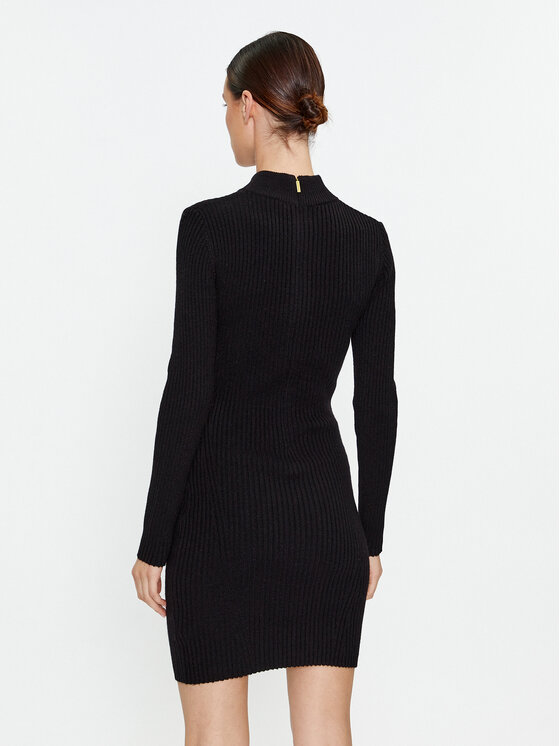 MICHAEL Michael Kors MICHAEL Michael Kors Úpletové šaty MF381U46V1 Černá Slim Fit