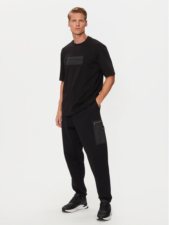 Armani Exchange Pantalon jogging XM000084 AF10818 UC001 Noir Regular Fit Modivo