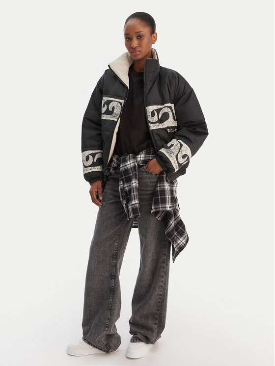 Billabong Billabong Giubbotto invernale Cozy Puffer EBJJK00140 Nero Regular Fit