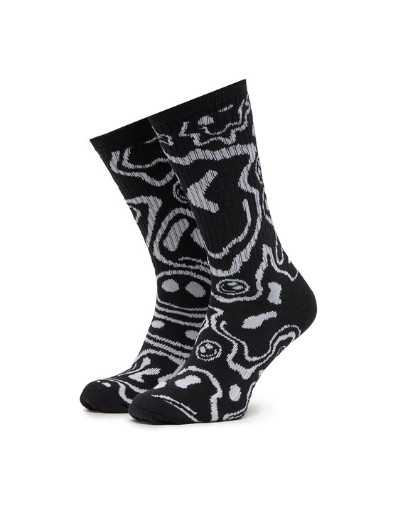 Férfi Hosszú férfi zokni Volcom, Fekete, D6312503