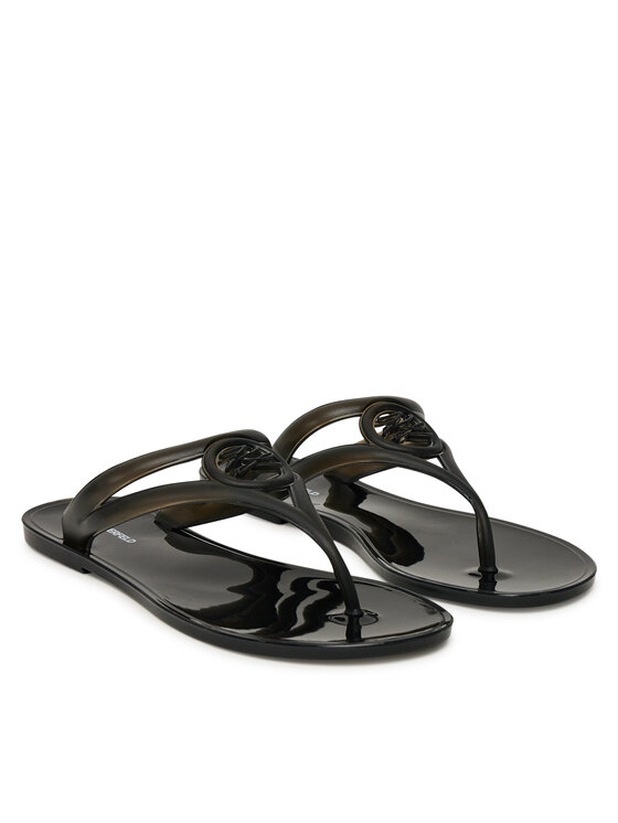KARL LAGERFELD KARL LAGERFELD Japonki Jelly Thong KL80007A Czarny