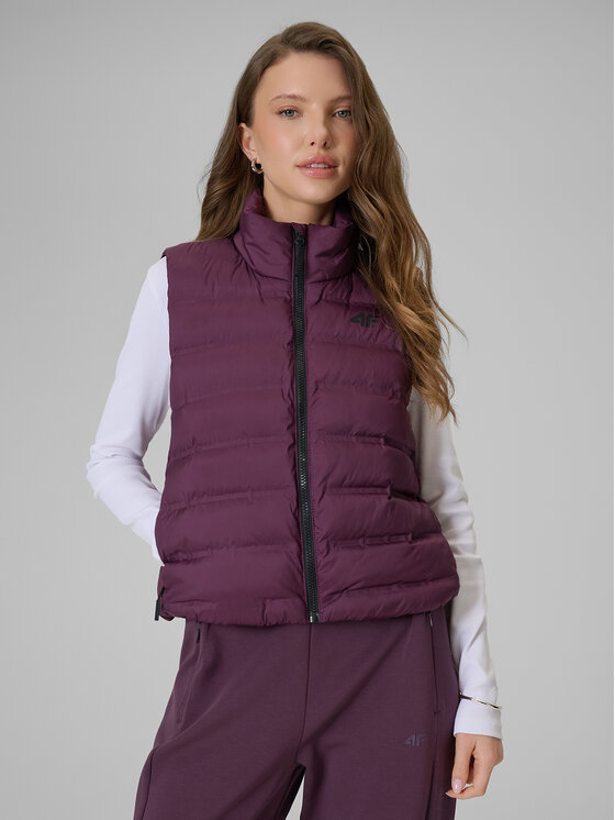 4F 4F Kamizelka EVERYDAY ACTIVE Fioletowy Regular Fit