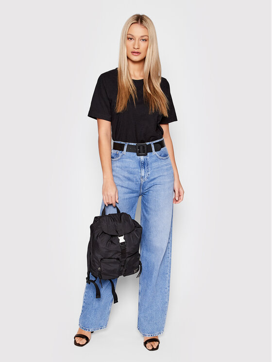 United Colors Of Benetton United Colors Of Benetton Majica 3BVXE18A0 Črna Relaxed Fit