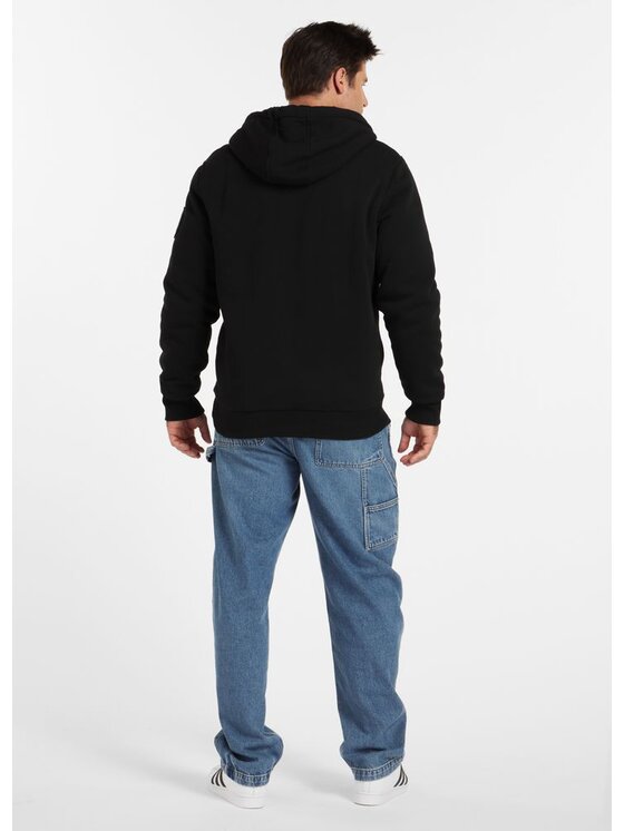 PITBULL PITBULL Kurtka zimowa Bluza rozpinana z kapturem Sherpa Ruffin II 3XL Czarny Regular Fit