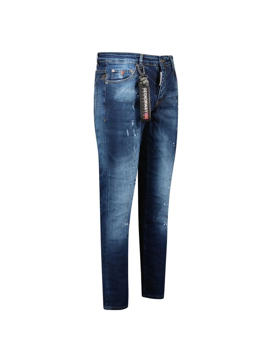 Geographical Norway Geographical Norway Jeansy SW6365H/GNO-Blue Niebieski Regular Fit