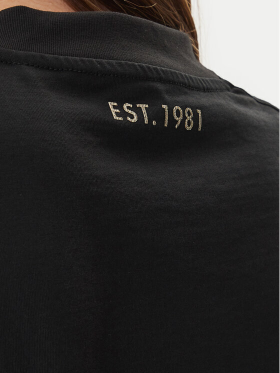 Guess Guess T-Shirt W6GI06 K3018 Schwarz Relaxed Fit