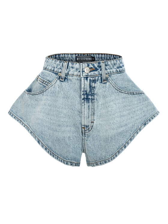 MissDenim MissDenim Szorty jeansowe Skorts Niebieski Regular Fit