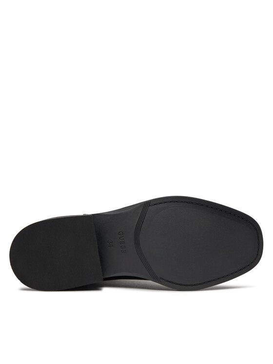 Guess Guess Kozačky ve vojenském stylu FL8BYO LEA11 Černá