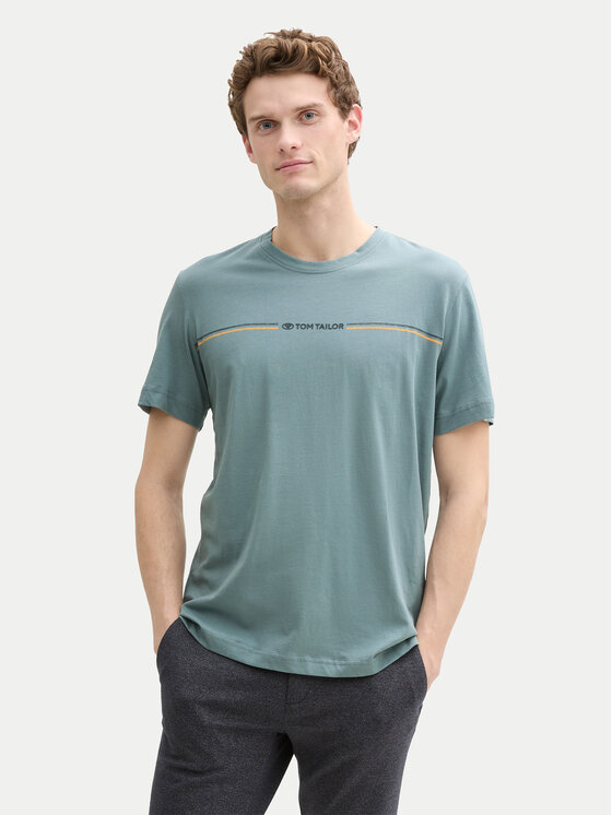 Tom Tailor Tom Tailor T-Shirt 1037803 Modrá Regular Fit