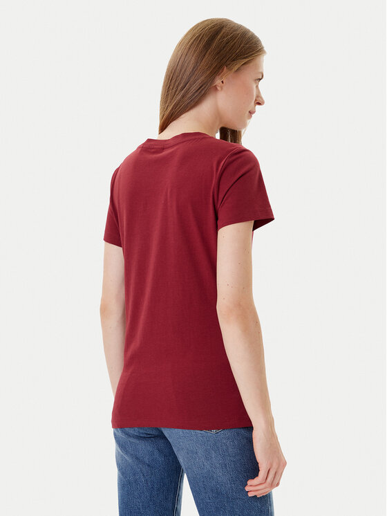 BOSS BOSS T-Shirt C_Esogo_3 50545288 Bordowy Regular Fit