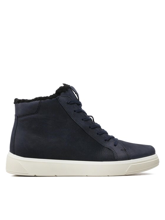 ECCO Členková obuv Street Tray K GORE-TEX 70528302303 Tmavomodrá