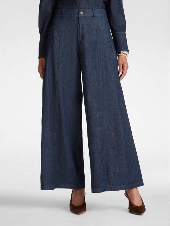Elena Mirò Elena Mirò Jeansy P537P000425N034 Niebieski Flare Fit