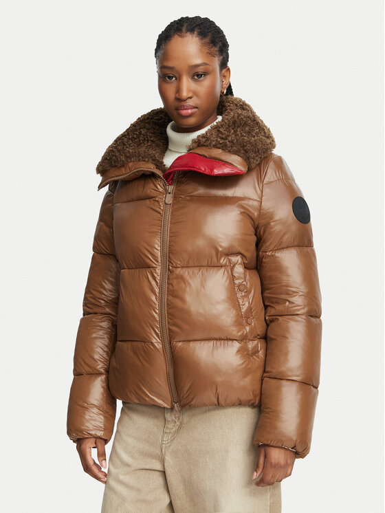 Save The Duck Save The Duck Зимова куртка D30974W LOVE23 Темно-коричневий Regular Fit