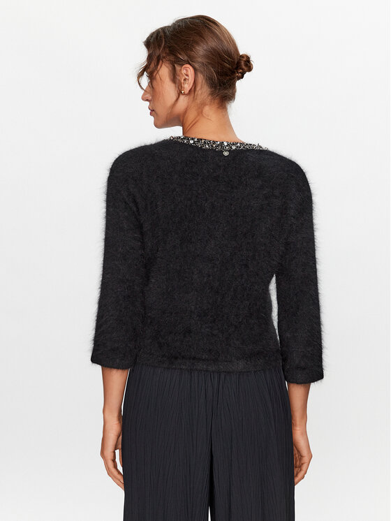 Liu Jo Liu Jo Sweater CF3225 MA97L Fekete Regular Fit