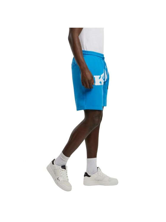 Karl Kani Karl Kani Sportovní kraťasy Wavy Retro Sweatpants Modrá Regular Fit