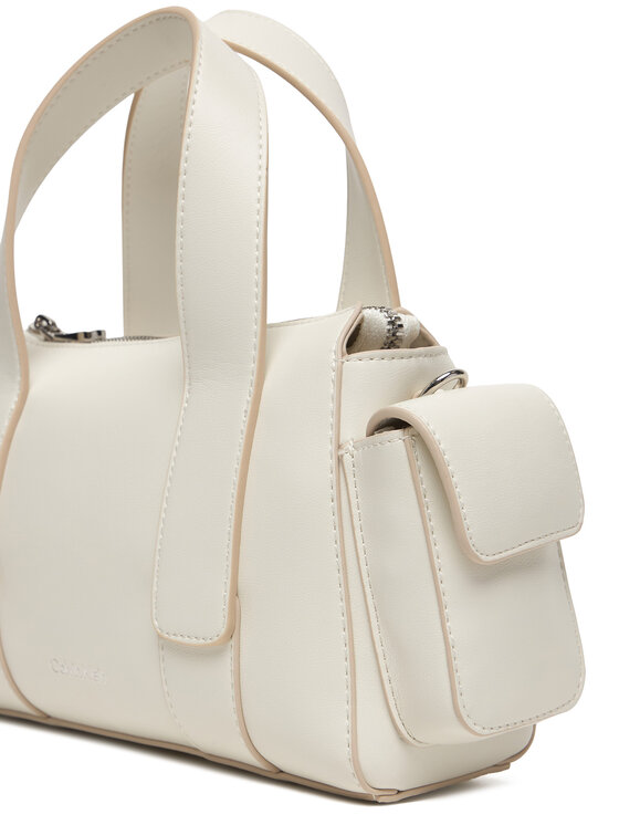 Calvin Klein Calvin Klein Borsetta Webbing Strap Pocket Bag LV04F3291G Bianco