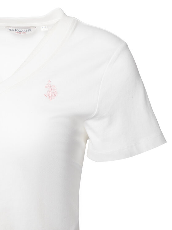 U.S. Polo Assn. U.S. Polo Assn. T-Shirt WUP0635 Biały Classic Fit