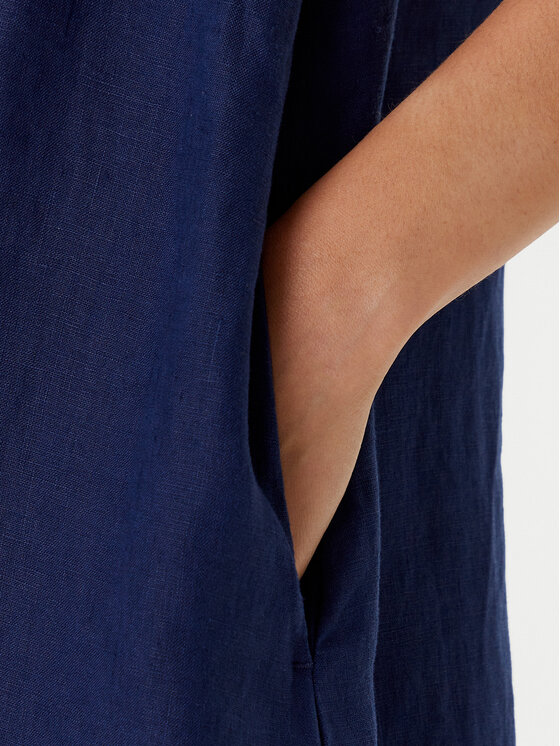 United Colors Of Benetton United Colors Of Benetton Rochie de vară 4AGHDV0AX Bleumarin Relaxed Fit