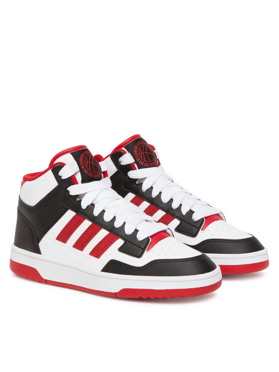 adidas adidas Μπασκετικά Παπούτσια Rapid Court Mid JR3160 Λευκό
