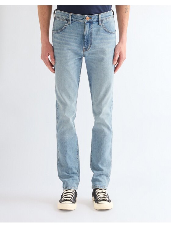 Wrangler Wrangler Jeansy LARSTON Niebieski Slim Fit