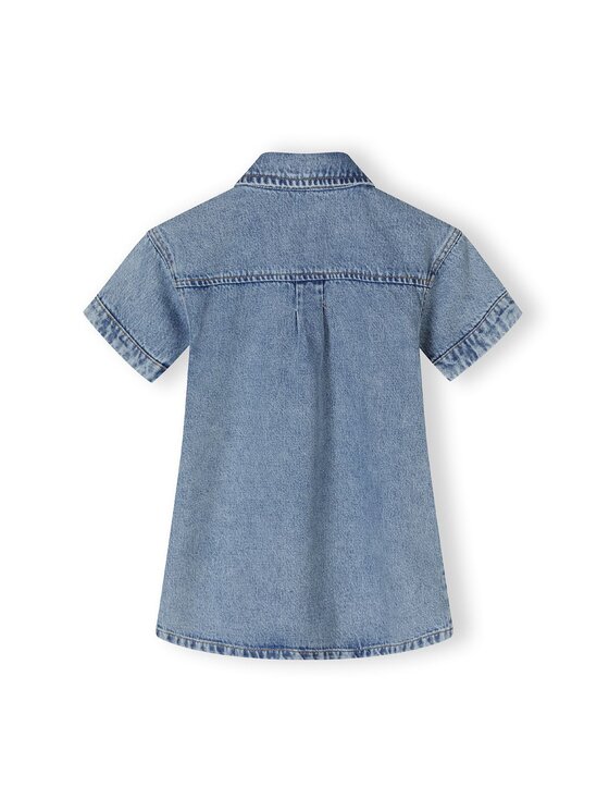 MINOTI MINOTI Sukienka jeansowa 22dress40 Niebieski Regular Fit