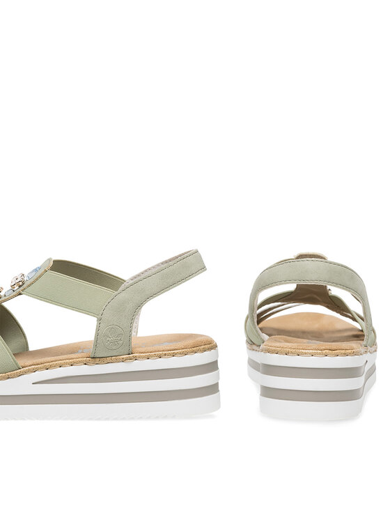 Rieker Rieker Sandalen V0245-52 Grün