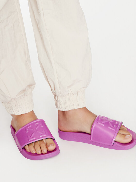 Off-White Off-White Šľapky OWIC006S22MAT0013200 Ružová