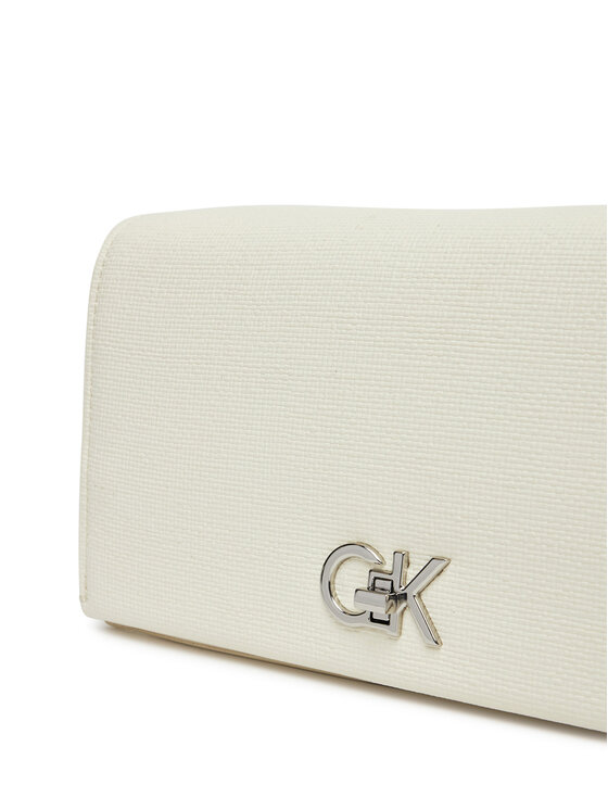 Calvin Klein Calvin Klein Kabelka Ck Mini Chain Bag_Tex K60K613180 Biela