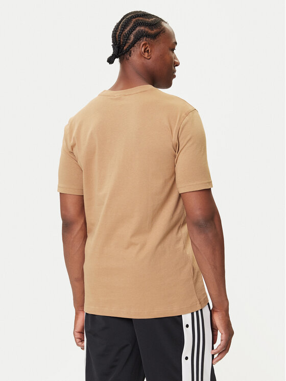 adidas adidas T-särk Trefoil Essentials JX2824 Beež Regular Fit