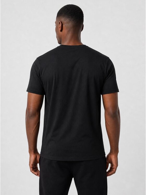 Good Luck Good Luck T-Shirt Koniczyna klasyczna 131685 Czarny Regular Fit