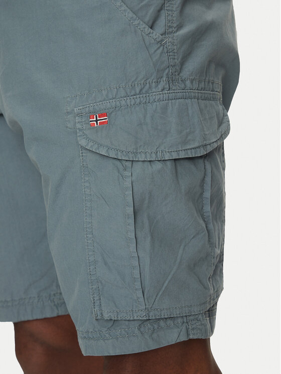 Napapijri Napapijri Auduma šorti Noto 2.0 NP0A4HOQ Zils Regular Fit