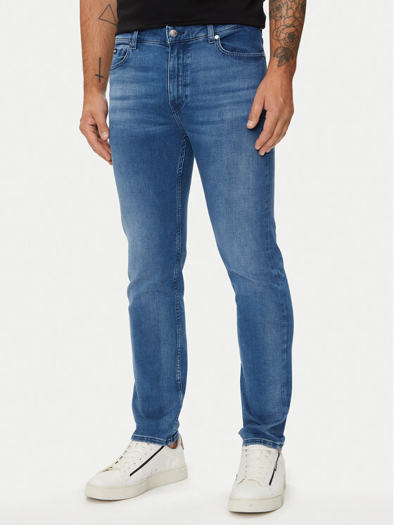 Boss Jeans Hlače H-Delaware 50520856 Modra Slim Fit