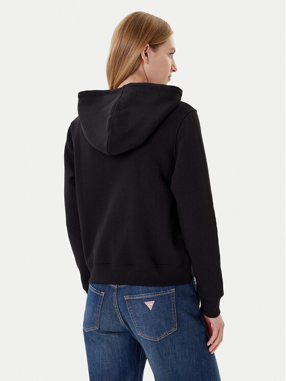 Guess Jeans Guess Jeans Pulóver W4YQ13 KC811 Fekete Regular Fit