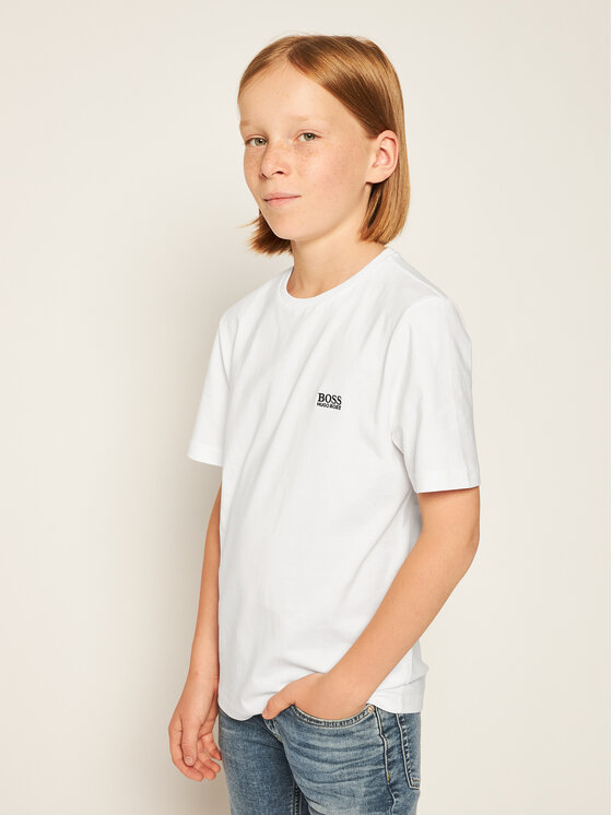 T-shirt J25P14 S Bianco Regular Fit