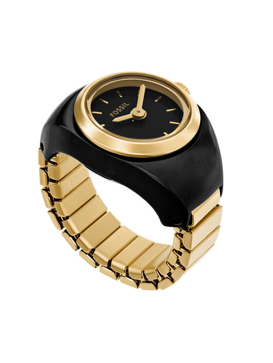 Fossil Zegarek Watch Ring ES5413 Czarny