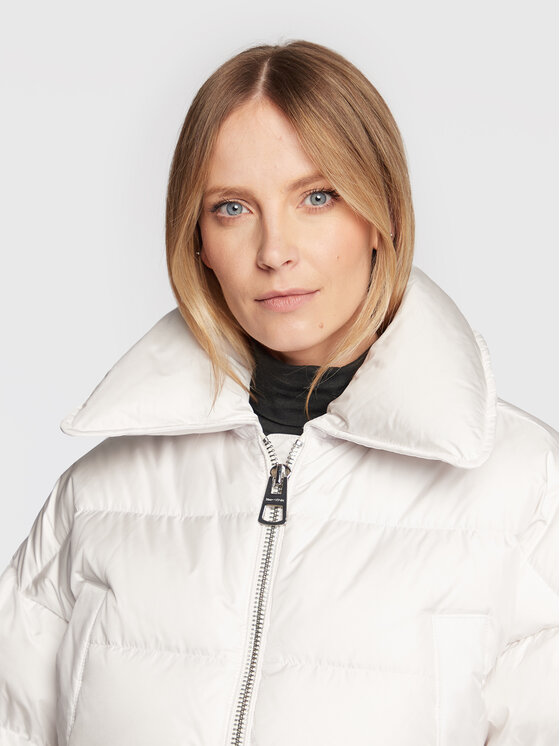 Marc O'Polo Marc O'Polo Пухено яке 209 0808 70007 Сив Oversize